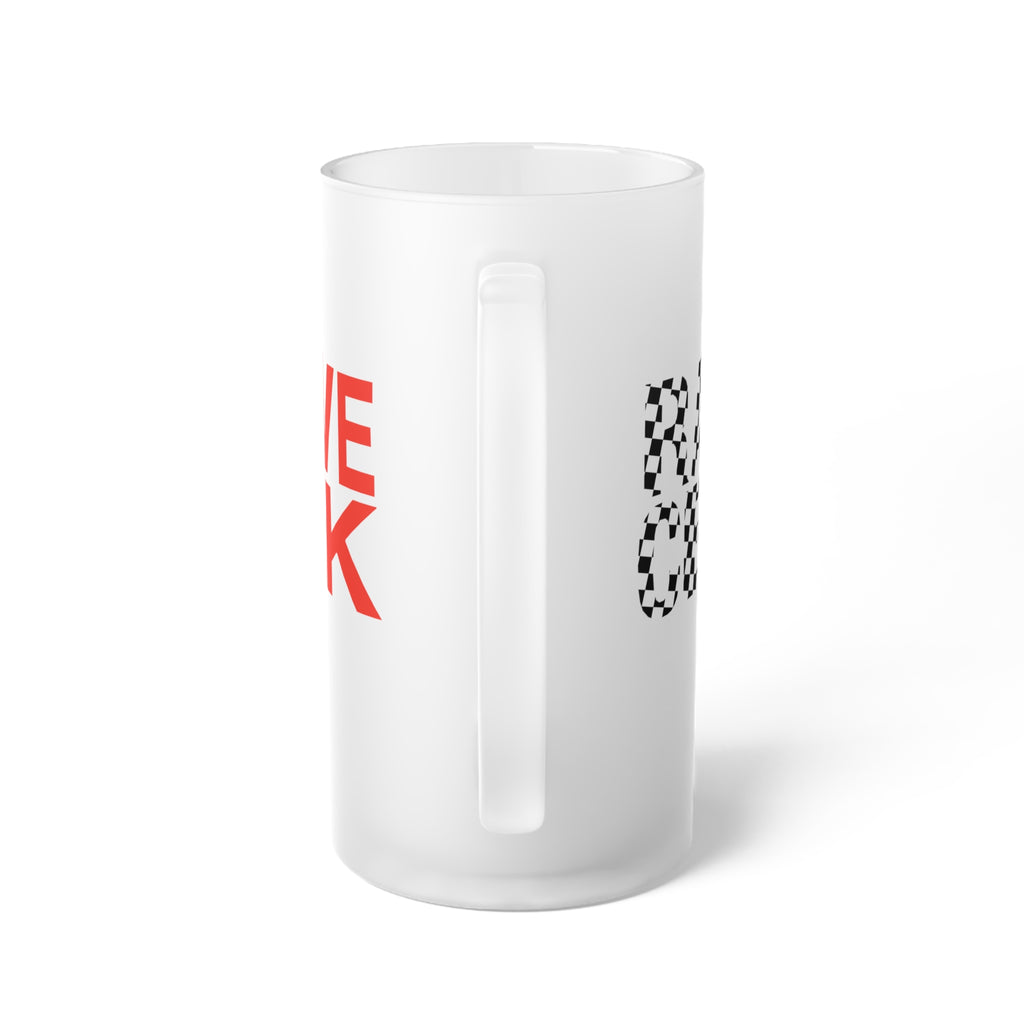 RaWe CeEk (Race Week) Frosted Glass Beer Mug