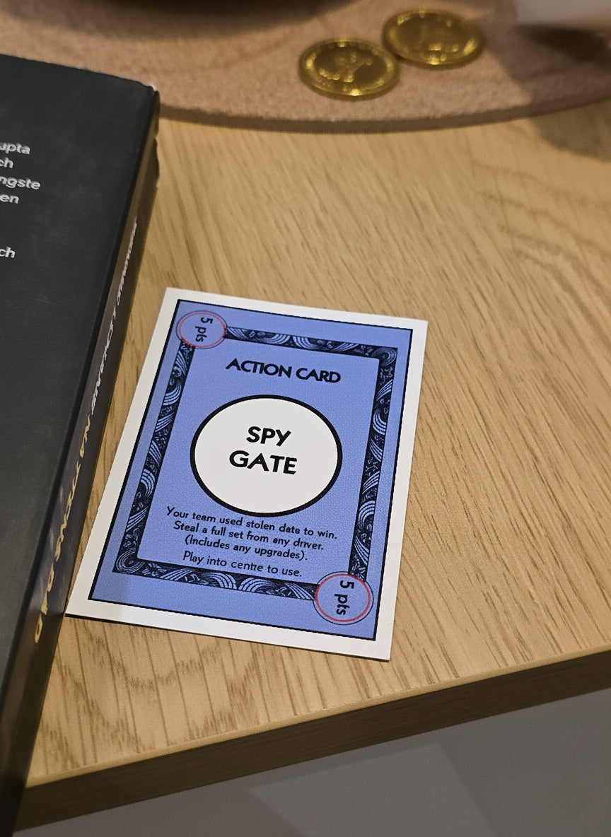 GRID Champion: F1 Card Game – Monopoly Deal-Style (Printable)