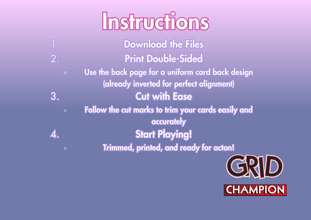 GRID Champion: F1 Card Game – Monopoly Deal-Style (Printable)